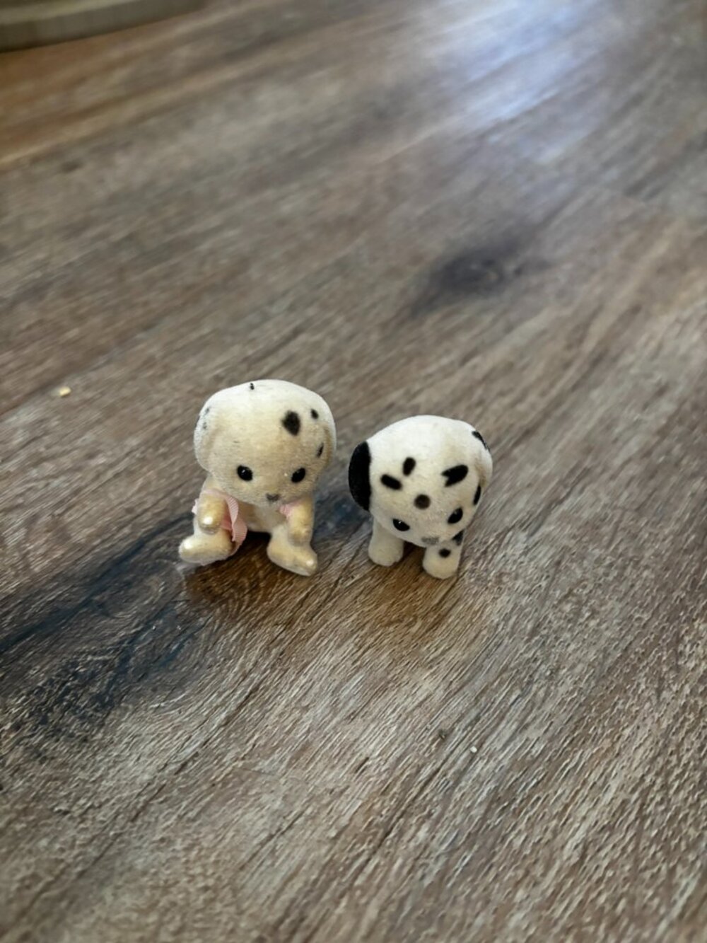 Lot 2 Sylvanian Families Calico Critters Dalmation Dog Babies Twins